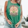 Unearth a Story 2026 Summer Reading Program Flowers Book Comfort Colors Tank Top Violet Unearth a Story 2026 Summer Reading Program Flowers Book Comfort Colors Tank Top Violet