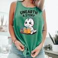 Unearth a Story Cute Dinosaur Summer Reading 2026 Dino Book Comfort Colors Tank Top Violet Unearth a Story Cute Dinosaur Summer Reading 2026 Dino Book Comfort Colors Tank Top Violet