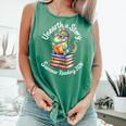 Unearth a Story Summer Reading 2026 Book Lover Dino Fun Comfort Colors Tank Top Violet