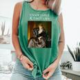 Unsociable And Taciturn Jane Austin Quote Book Classic Lit Comfort Colors Tank Top Violet