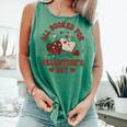 Valentines All Booked For Valentines Book Lover Girl Teacher Comfort Colors Tank Top Violet