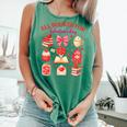 Valentines Reading Book Lover All Booked For Valentine's Day Comfort Colors Tank Top Violet