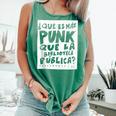 What's More Punk Than The Public Library Book Lover Comfort Colors Tank Top Violet