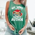 My Wife Is My Favorite Author Book Writer Comfort Colors Tank Top Violet My Wife Is My Favorite Author Book Writer Comfort Colors Tank Top Violet