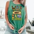 Wild About Reading Reading Books And Bookworm Library Day Comfort Colors Tank Top Violet