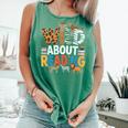 Wild About Reading Zoo Animals Books Reader Lover Comfort Colors Tank Top Violet