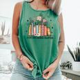 Wildflower Floral Book Just One More Chapter Comfort Colors Tank Top Violet Wildflower Floral Book Just One More Chapter Comfort Colors Tank Top Violet