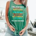 I Will Read Book On Boat Words For Kids Comfort Colors Tank Top Violet
