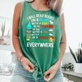 I Will Read Books On A Boat & Everywhere Comfort Colors Tank Top Violet I Will Read Books On A Boat & Everywhere Comfort Colors Tank Top Violet