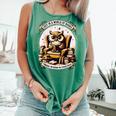 Wise Owl Reading Books Comfort Colors Tank Top Violet