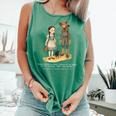 Wizard Of Oz Book Quote Scarecrow Dorothy Retro Drawing Comfort Colors Tank Top Violet