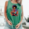 Woman Reading Book Lover Geometric Girl Afro History Comfort Colors Tank Top Violet Woman Reading Book Lover Geometric Girl Afro History Comfort Colors Tank Top Violet