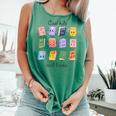 Women Cool Kids Read Books Teacher Back To School Librarian Comfort Colors Tank Top Violet