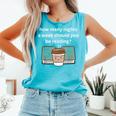 67 Meme English Teacher Reading Book Lover Humor Comfort Colors Tank Top Light Green