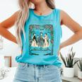 Alcott Little Women Characters Literature Book Illustration Comfort Colors Tank Top Light Green Alcott Little Women Characters Literature Book Illustration Comfort Colors Tank Top Light Green