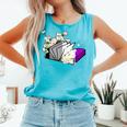 Asexual Book Lover LGBT Reading Pride Ace Flag Daisy Comfort Colors Tank Top Light Green Asexual Book Lover LGBT Reading Pride Ace Flag Daisy Comfort Colors Tank Top Light Green