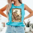 The Aunt Tarot Card Women Skeleton Aunty Book Lover Comfort Colors Tank Top Light Green The Aunt Tarot Card Women Skeleton Aunty Book Lover Comfort Colors Tank Top Light Green