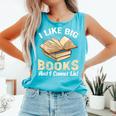 I Like Big Books And I Cannot Lie Book Reading Comfort Colors Tank Top Light Green I Like Big Books And I Cannot Lie Book Reading Comfort Colors Tank Top Light Green
