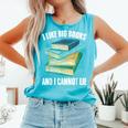 I Like Big Books And I Cannot Lie Book Reading Book Lover Comfort Colors Tank Top Light Green