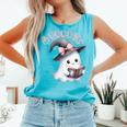 Boo Ghost Books Coquette Bow Halloween Women School Teacher Comfort Colors Tank Top Light Green Boo Ghost Books Coquette Bow Halloween Women School Teacher Comfort Colors Tank Top Light Green
