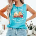 This Is My Book Character Costume Comfort Colors Tank Top Light Green This Is My Book Character Costume Comfort Colors Tank Top Light Green