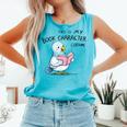 This Is My Book Character Costume I Pigeon Reading Tee Comfort Colors Tank Top Light Green This Is My Book Character Costume I Pigeon Reading Tee Comfort Colors Tank Top Light Green