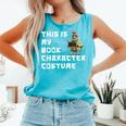 This Is My Book Character Costume Reading For Him & Her Cool Comfort Colors Tank Top Light Green