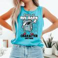 This Is My Book Character Costume Reading Book Lover Comfort Colors Tank Top Light Green