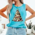 Book Christmas Tree Books Lovers Xmas Teacher Men Women Kids Comfort Colors Tank Top Light Green Book Christmas Tree Books Lovers Xmas Teacher Men Women Kids Comfort Colors Tank Top Light Green