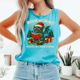 Book Dragon Christmas Reading For Fantasy Lovers Comfort Colors Tank Top Light Green