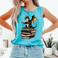 Book Dragon Comfort Colors Tank Top Light Green Book Dragon Comfort Colors Tank Top Light Green