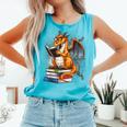 Book Dragon Reading Book Lover Comfort Colors Tank Top Light Green Book Dragon Reading Book Lover Comfort Colors Tank Top Light Green