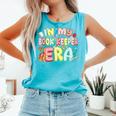 In My Book Keeper Era Librarian School Comfort Colors Tank Top Light Green