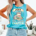 Book Lover Cute Cat Coffee Just 1 More Chapter Cozy Reading Comfort Colors Tank Top Light Green Book Lover Cute Cat Coffee Just 1 More Chapter Cozy Reading Comfort Colors Tank Top Light Green
