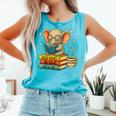 Book Lover Elephant Reading Books Library Read Books Be Kind Comfort Colors Tank Top Light Green