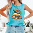 Book Lover Librarian Reading Library Readers Comfort Colors Tank Top Light Green