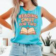 Book Lover Pregnancy Announcement Reveal Smut Comfort Colors Tank Top Light Green Book Lover Pregnancy Announcement Reveal Smut Comfort Colors Tank Top Light Green