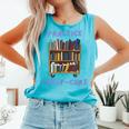Book Lover Pun Practice Shelf-Care Comfort Colors Tank Top Light Green
