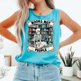 Book Lover Skeleton Reading Love Books Not People Comfort Colors Tank Top Light Green Book Lover Skeleton Reading Love Books Not People Comfort Colors Tank Top Light Green