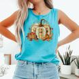 Book Pumpkin Fall Reading Thanksgiving Teacher Librarian Comfort Colors Tank Top Light Green Book Pumpkin Fall Reading Thanksgiving Teacher Librarian Comfort Colors Tank Top Light Green