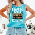 Book Shirt I Have No Shelf Control Books Comfort Colors Tank Top Light Green