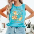 My Weekend Is All Booked Cozy Book Lover Reading Comfort Colors Tank Top Light Green