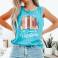All Booked For Valentines Book Lovers Hearts Comfort Colors Tank Top Light Green