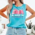 All Booked For Valentines Couple Bookworms Valentine’s Day Comfort Colors Tank Top Light Green