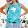 Bookish Dragon Book Club Reading Its Too Nonfictiony Outside Comfort Colors Tank Top Light Green