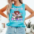 Books Coffee Yarn Lover My Favorite Things Comfort Colors Tank Top Light Green Books Coffee Yarn Lover My Favorite Things Comfort Colors Tank Top Light Green