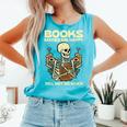 Books Make Me Happy Skeleton Read Reading Librarian Book Comfort Colors Tank Top Light Green Books Make Me Happy Skeleton Read Reading Librarian Book Comfort Colors Tank Top Light Green