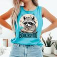 Booktrovert Raccoon Reading And Coffee For Book Lover Comfort Colors Tank Top Light Green Booktrovert Raccoon Reading And Coffee For Book Lover Comfort Colors Tank Top Light Green