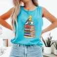 Bookworm Cockatiel Bird Reading Books Drinking Coffee Lover Comfort Colors Tank Top Light Green Bookworm Cockatiel Bird Reading Books Drinking Coffee Lover Comfort Colors Tank Top Light Green