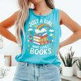 Bookworm Just A Girl Who Loves Books Comfort Colors Tank Top Light Green Bookworm Just A Girl Who Loves Books Comfort Colors Tank Top Light Green